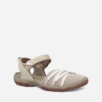 Teva Tirra CT - Women's Teva Hiking Sandals - Beige / Grey | India (MNWY18502)